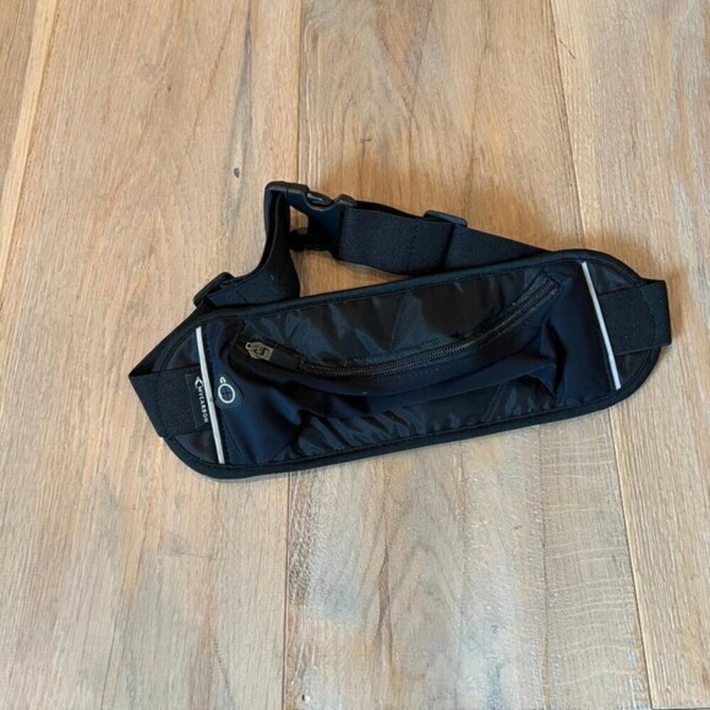 MYCARBON Running Belt Adjustable With Zipper Pocket Sports Bum Bag Lightweight - Picture 1 of 5
